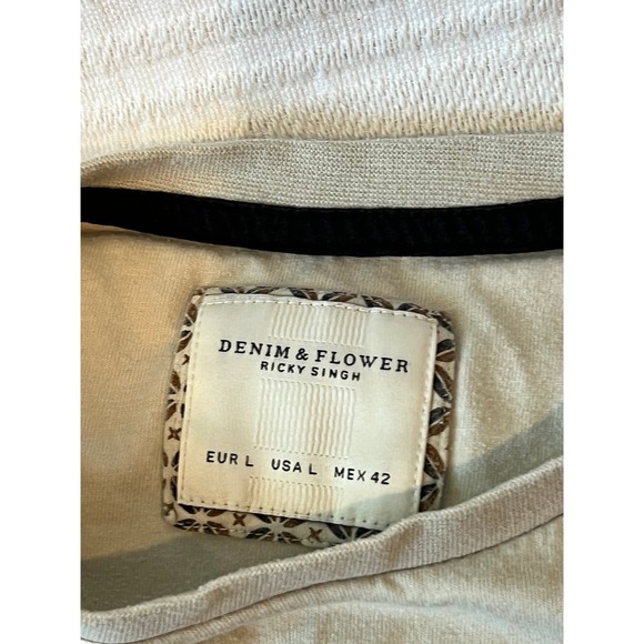 Denim & Flower Ricky Singh New Horizons T-Shirt Mens L - Picture 3 of 3